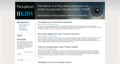 Desktop Screenshot of panopticonblog.com